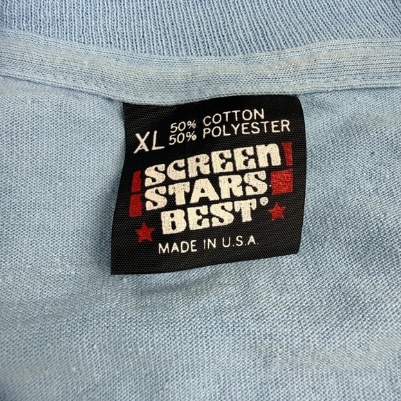 Vintage 1986 Screen Stars Best Mens XL Blue Canada Geese T Shirt Made USA - Picture 8 of 10